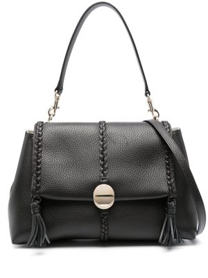 Chloé sac porté épaule Penelope Soft en cuir - Noir