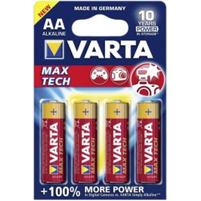 Varta Batterij alkaline AA/LR6 1.5 V MaxiTech 4-blister