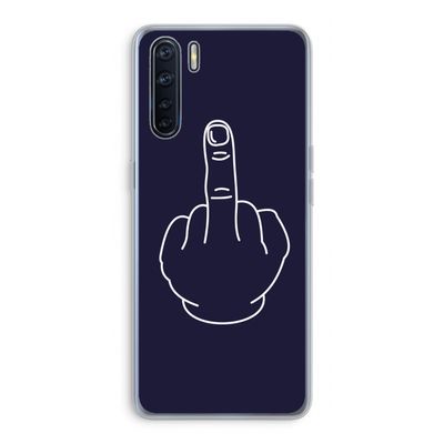 F**k U: Oppo A91 Transparant Hoesje