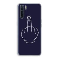 F**k U: Oppo A91 Transparant Hoesje