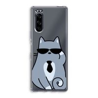 Cool cat: Sony Xperia 5 Transparant Hoesje