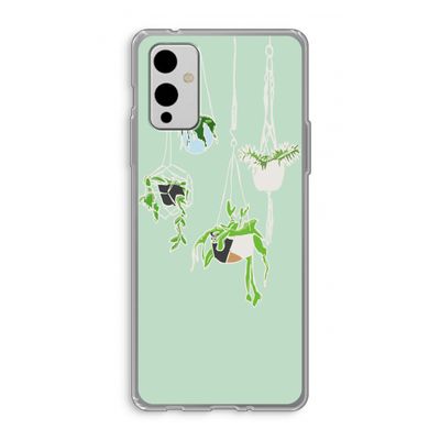 Hang In There: OnePlus 9 Transparant Hoesje