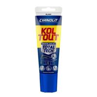 Lijm voor bevestiging en afdichting - CYANOLIT - Total tech - tube van 125 ml - Hoge weerstand - Ultraveelzijdig