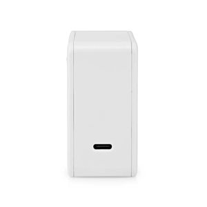 Nedis Oplader | 100 W | GaN | Snellaad functie | 3.0 / 5.0 A | Outputs: 1 | USB-C | Automatische Voltage Selectie - WCGPD100W100WT