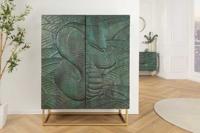 Highboard SNAKE 120cm turquoise mango wood - 45303