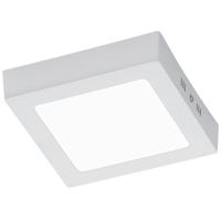 LED Plafondlamp 12W - Warm Wit 3000K - Vierkant Mat Wit Aluminium