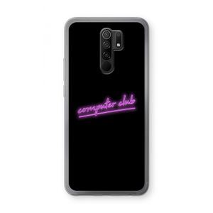 Vice Black: Xiaomi Redmi 9 Transparant Hoesje