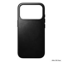 Nomad Traditional Leather Case iPhone 17 Pro zwart Horween