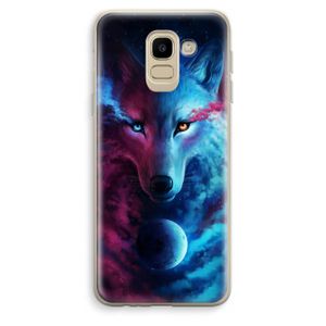 Where Light And Dark Meet: Samsung Galaxy J6 (2018) Transparant Hoesje