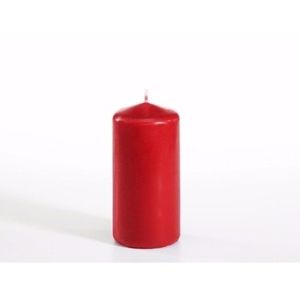 Stompkaarsen rood 10 cm 16 branduren