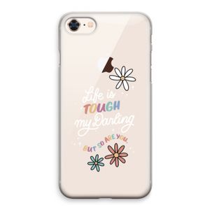 Tough Life: iPhone 8 Transparant Hoesje