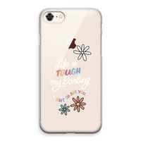 Tough Life: iPhone 8 Transparant Hoesje