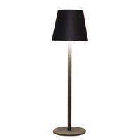 Portable tafellamp Ambiance - zwart - 27,5 cm -aanraaksensor - draadloos/oplaadbaar USB - buiten