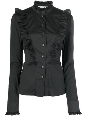 Philosophy Di Lorenzo Serafini chemise en popeline à volants - Noir
