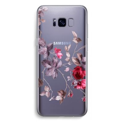 Mooie bloemen: Samsung Galaxy S8 Plus Transparant Hoesje