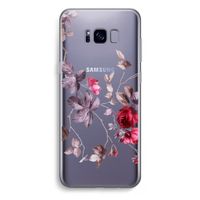 Mooie bloemen: Samsung Galaxy S8 Plus Transparant Hoesje