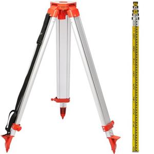 VEVOR Laser Statief en Staf Kit 1,65M Statief en 5M 5-delige Staf voor Laserniveau