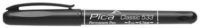 Pica 533/46 Permanent Pen 0,7mm rond zwart,10st.