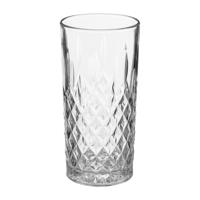 Secret de Gourmet longdrinkglazen - Paris - 4x stuks - 300 ml - sap/mix/water/drinkglas