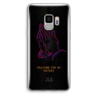 Praying For My Haters: Samsung Galaxy S9 Transparant Hoesje - thumbnail