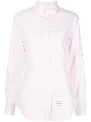 Thom Browne chemise à boutonnière - Rose