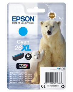 Epson Inktcartridge T2632, 26XL Origineel Cyaan C13T26324012