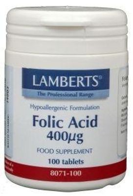 Vitamine B11 400mcg (foliumzuur)