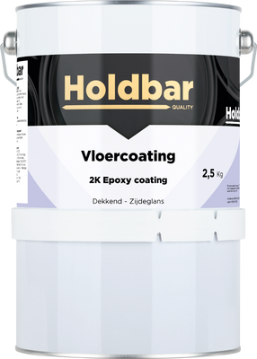 Holdbar Vloercoating Standaard Wit 2,5 kg