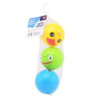 Johntoy happy world dieren bad speelballen, 3st.