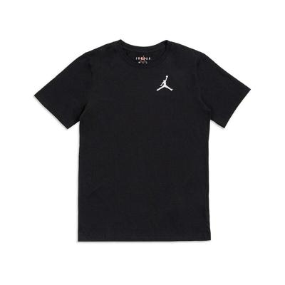 T-Shirt met Korte Mouwen voor kinderen Jordan JDB JUMPMAN AIR EMB 95A873 023 Zwart - Maat: 14 Jaar