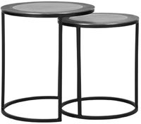 LABEL51 Salontafel 'Pair' Set van 2 stuks, kleur Grijs