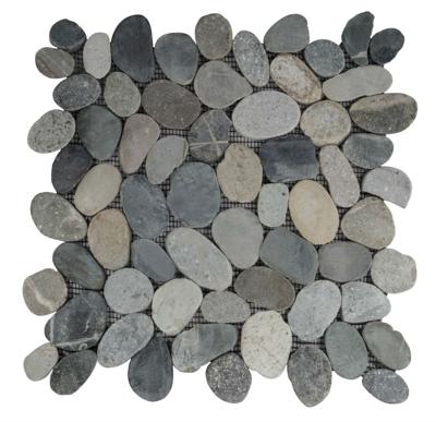 Stabigo Pebble S sliced tumb honed greeny swarthy 30x30 cm