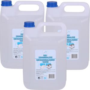 Accuwater/Demiwater - 3x - gedemineraliseerd water - fles 5 liter- water zonder zouten