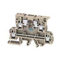 Weidmüller 9802720001 Zekering-serieklem 4 mm Schroeven Beige 50 stuk(s)