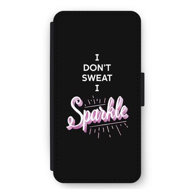 Sparkle quote: iPhone 11 Flip Hoesje