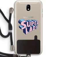 Superlady: Samsung Galaxy J7 (2017) Transparant Hoesje met koord