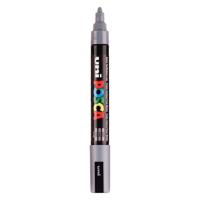 Uni Posca verfmarker pc5m grijs - conische punt 2,5 mm