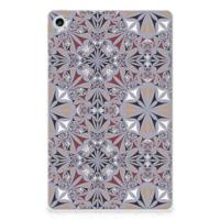 Lenovo Tab M10 Plus (3e generatie) Tablet Back Cover Flower Tiles