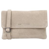 Hide & Stitches Suède Clutch/Schoudertas Brazos Zand