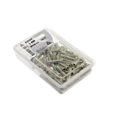 Pluggen 5mm nylon 6.6 100st - Deltafix