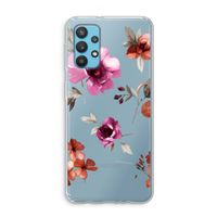 Geschilderde bloemen: Samsung Galaxy A32 4G Transparant Hoesje
