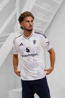 Manchester United Shirt Uit Senior 2025/2026 - Maat L - Kleur: Wit | Soccerfanshop