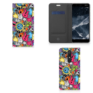 Nokia 5.1 (2018) Hippe Standcase Punk Rock