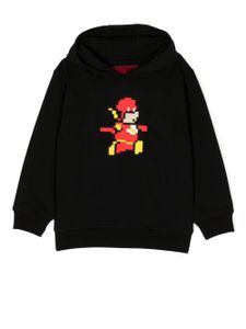 Mostly Heard Rarely Seen 8-Bit hoodie mini Zooom à imprimé pixelisé - Noir