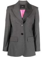 TWINSET blazer à fines rayures - Gris - thumbnail