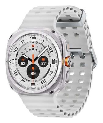 Samsung Galaxy Watch Ultra 3,81 cm (1.5") AMOLED 47 mm Digitaal 480 x 480 Pixels Touchscreen 4G Titanium, Wit Wifi GPS