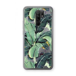 Bananenbladeren: Xiaomi Redmi 9 Transparant Hoesje