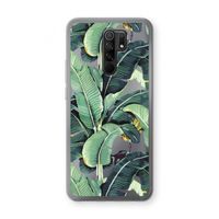 Bananenbladeren: Xiaomi Redmi 9 Transparant Hoesje Bananenbladeren: Xiaomi Redmi 9 Transparant Hoesje