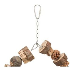 TRIXIE RINGSCHOMMEL HOUT / DENNENAPPELS NATUREL 18X18 CM