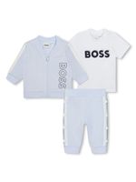 BOSS Kidswear survêtement à logo imprimé - Blanc